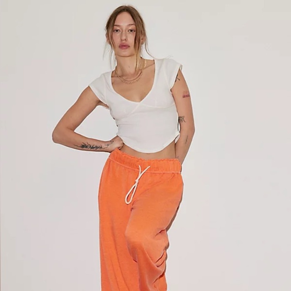 orange creamsicle hoxton sweatpants
